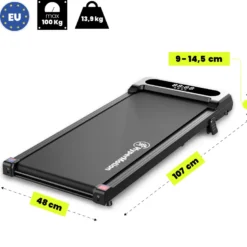 Tapis de marche sous bureau walkpad hypermotion compact et silencieux