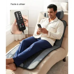 Tapis de massage chauffant corps complet