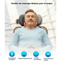 Tapis de massage chauffant corps complet