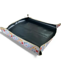 Tapis de rempotage pliable et imperméable motif fleuri 74 x 74 cm