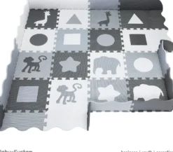 Tapis d'eveil bébé, tapis puzzle mousse