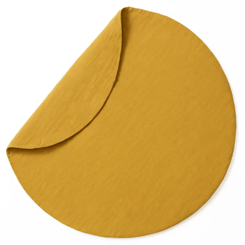 Tapis d'eveil havane en coton bio honey