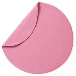 Tapis d'eveil havane en coton bio rose