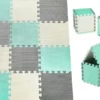 Tapis d'eveil tapis de puzzle bébé vert