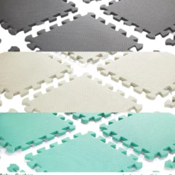 Tapis d'eveil tapis de puzzle bébé vert