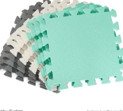 Tapis d'eveil tapis de puzzle bébé vert