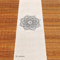 Tapis de yoga chanvre mandala