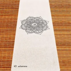 Tapis de yoga chanvre mandala