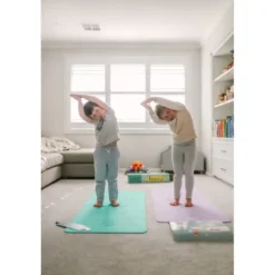 Tapis de yoga enfant vert