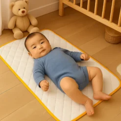 Tapis à langer nomade en coton bio