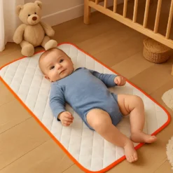 Tapis à langer nomade en coton bio