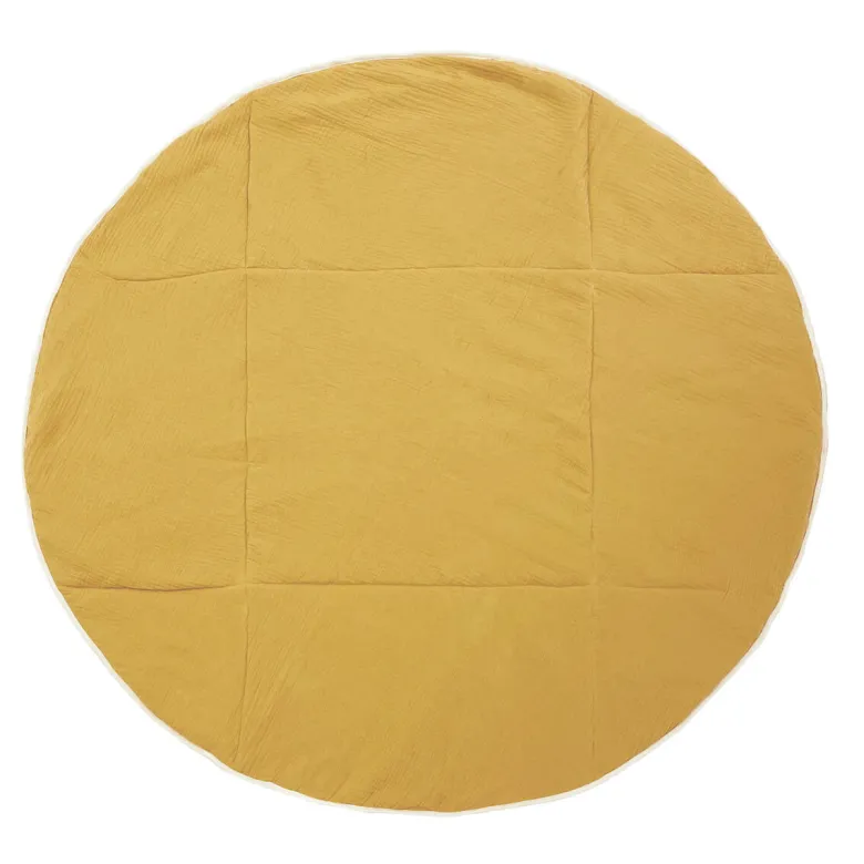 Tapis pour tipi bobble moutarde