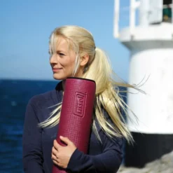 Tapis sissel yoga pilates bordeaux