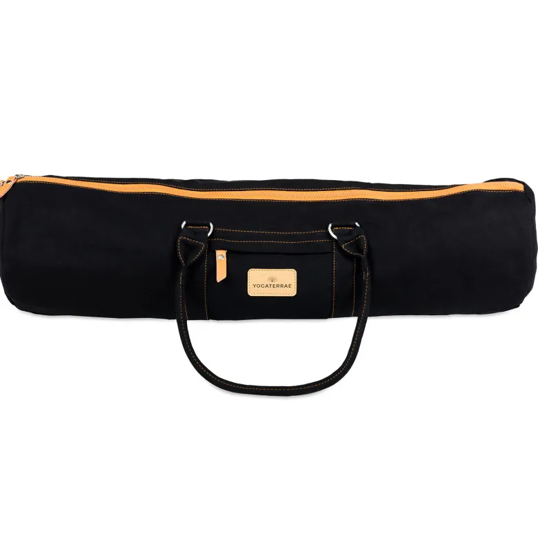 Tapis yoga bordeauxcorail tpe sangle sac