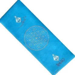 Tapis yoga épais 6mm namaste turquoise