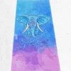 Tapis yoga voyage léger & fin eléphant