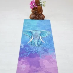 Tapis yoga voyage léger & fin eléphant