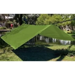 Tarp hamac géant vert armé