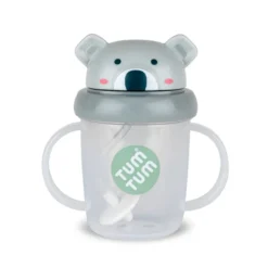 Tasse anti fuite + paille lestée ko