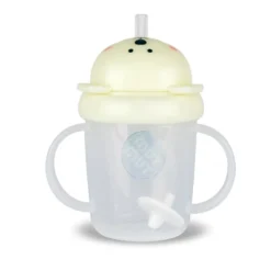 Tasse anti fuite + paille lestée ou