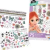 75 tattoos lavables paillettes