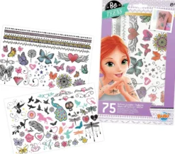 75 tattoos lavables paillettes
