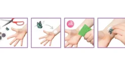 75 tattoos lavables paillettes