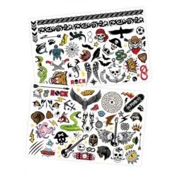 75 tattoos lavables rock