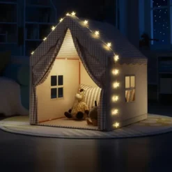 Tente de jeu pour enfant en polyester beige