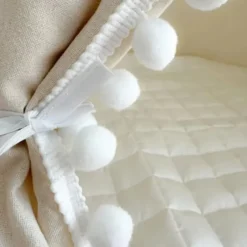 Tente enfant château de fée avec tapis blanc