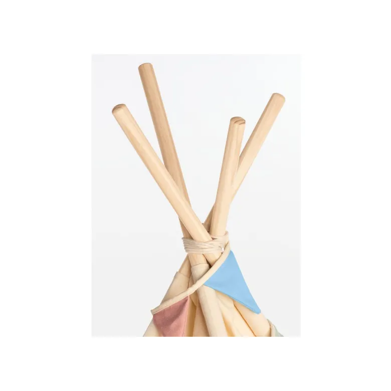 Tente 'tipi yuma' bicolore beige bleu