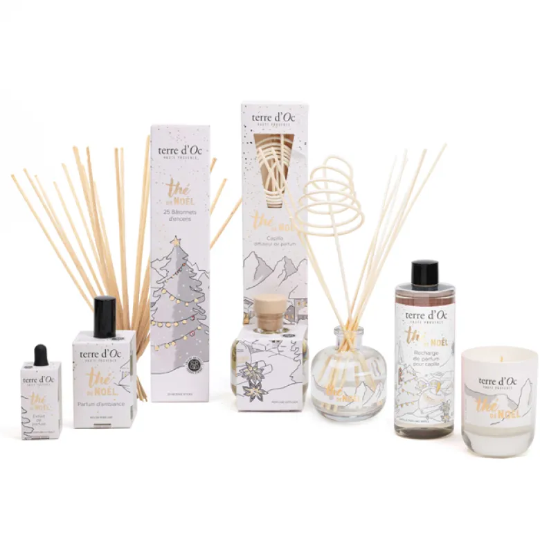 Thé de Noël recharge parfum Capilla 400 ml terre d'Oc