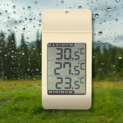 Thermomètre digital extérieur lcd min max -50 à +70 °c