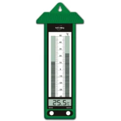 Thermomètre électronique mini maxi vert