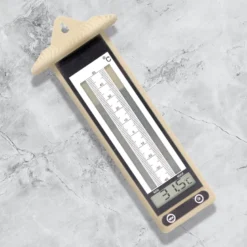Thermomètres extérieurs digitaux - lot de 2 - affichage double - design nature