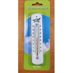 Thermomètre traditionnel mural blanc 15