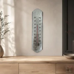 Thermomètre traditionnel zinc xl 30 cm