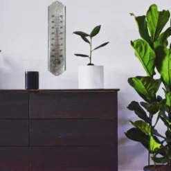 Thermomètre traditionnel zinc xl 30 cm