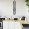 Thermomètre traditionnel zinc xxl 50 cm