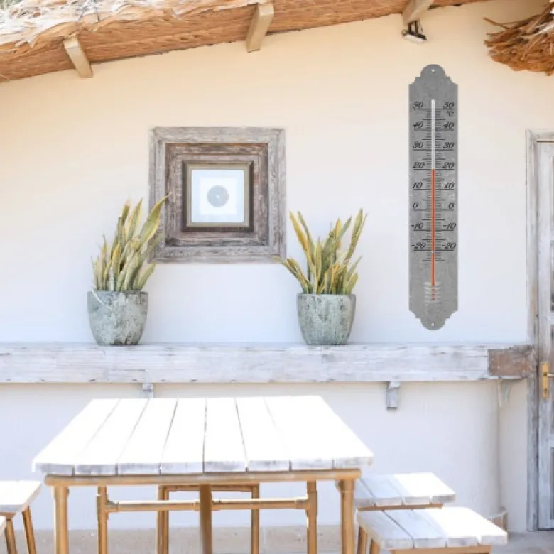 Thermomètre traditionnel zinc xxl 50 cm