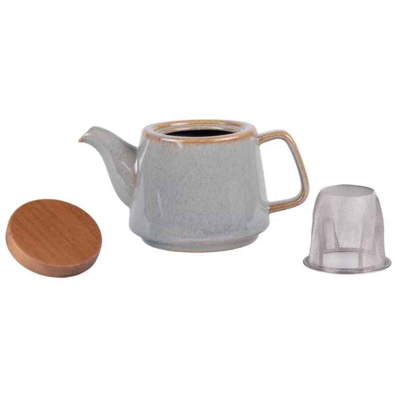 Théière avec filtre kaito 0,9l Gris