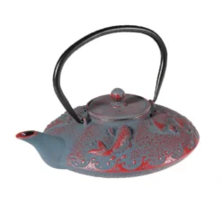 Théière japonaise en fonte - carpes