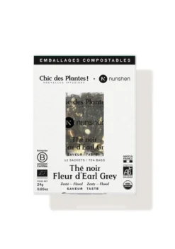 Thé noir bio fleur d'earl grey x12