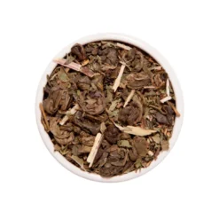 Thé vert bio aux feuilles de menthe