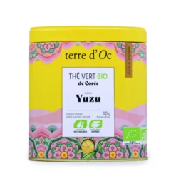 Thé vert bio de Corée au yuzu