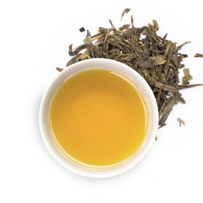 Thé vert bio pêche & mirabelle