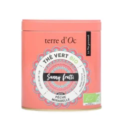 Thé vert bio pêche & mirabelle