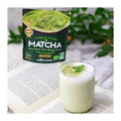 Thé vert matcha bio poudre culinaire doux uji japon 50g