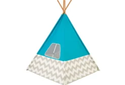 Tipi enfant bleu turquoise