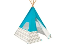 Tipi enfant bleu turquoise
